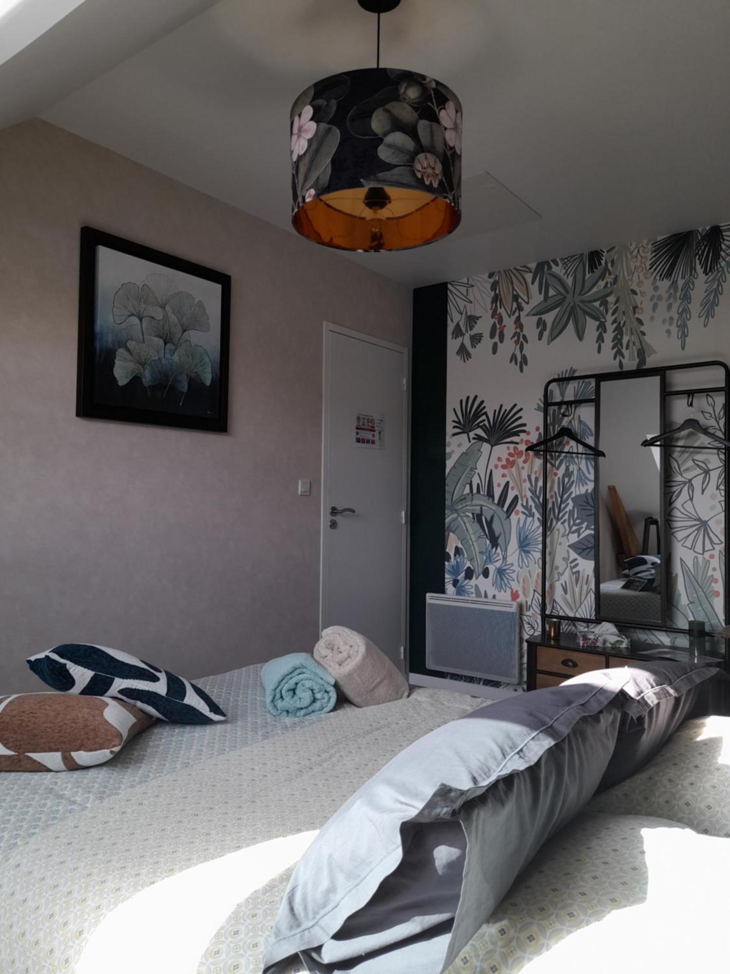 Chambre Dans Un Ecrin De Verdure Angrie Extérieur photo